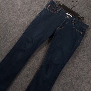 Armani Exchange Low Rise Bootcut Jeans Womens‎ 8 Short Petite Dark Wash Stretch